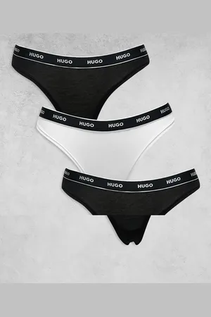 HUGO BOSS HUGO – Bodywear – 3er-Pack Tangas in und Weiß