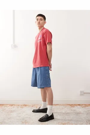 Obey – Easy – Carpenter-Jeans-Shorts in hellem Indigoblau