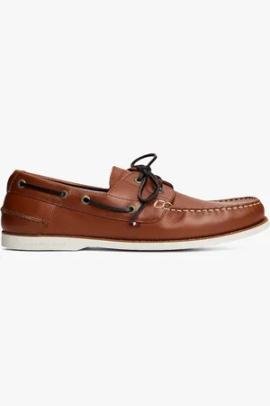 Tommy Hilfiger – Bootsschuhe zum Schnüren aus Leder in