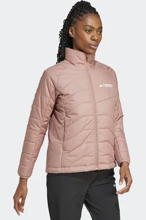 adidas Terrex – Multi – Synthetisch isolierte Jacke in Warm Clay