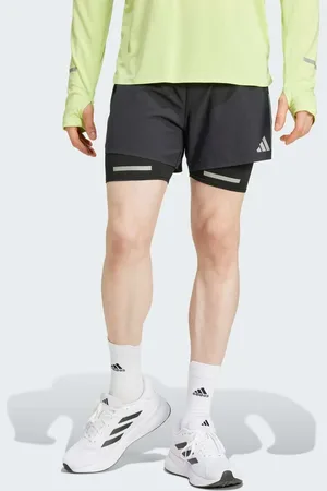 adidas – Ultimate Running – Reflektierende 2-in-1-Shorts in