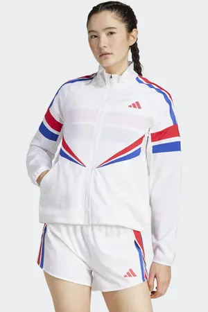 adidas – Adizero – Lauf-Jacke mit Retro-Design in