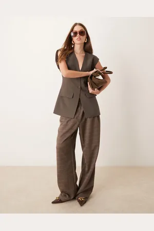 ASOS – karierte Hose mit lockerem Schnitt