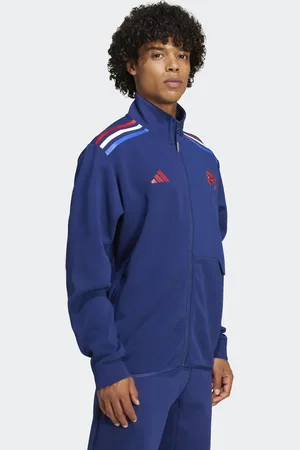 adidas – France Rugby Anthem – Jacke in Dunkelblau