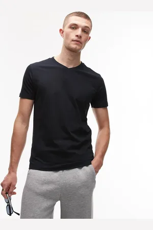 MANGO – T-Shirt in mit V-Ausschnitt