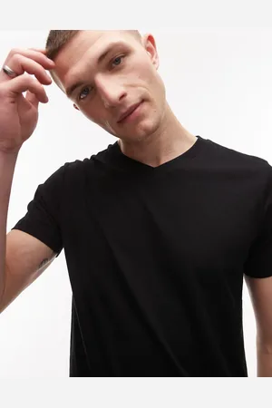 MANGO – T-Shirt in mit V-Ausschnitt