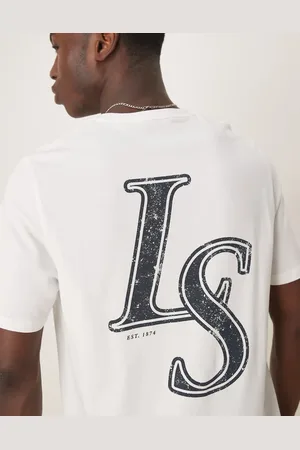 Lyle & Scott – T-Shirt in mit Emblem-Grafikprint
