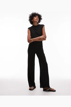 MANGO – Ärmelloser Jumpsuit in mit drapiertem Ausschnitt