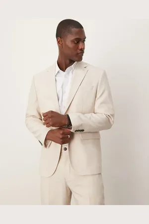 SELECTED – Neil – Blazer in Creme mit regulärer Passform