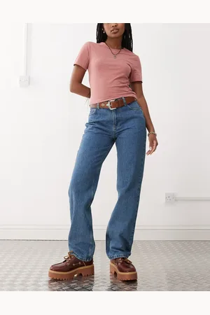 Reclaimed – Jeans in hellblauer Vintage-Waschung mit geradem Schnitt