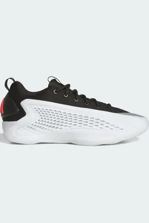 adidas – Anthony Edwards 1 – Low-Top Sneaker in Cloud White / Core Black / Lucid Red