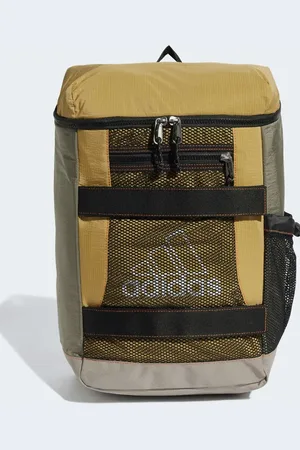 adidas – Rucksack in Silver Pebble und Haferbeige