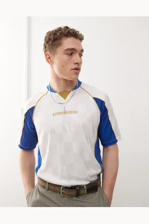 Umbro – Jersey-T-Shirt in und Blau mit Einsätzen