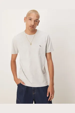 Abercrombie & Fitch – T-Shirt in mit schmalem Schnitt und Markenzeichen