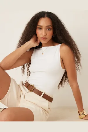 ASOS – Nahtloser Body in mit U-Boot-Ausschnitt