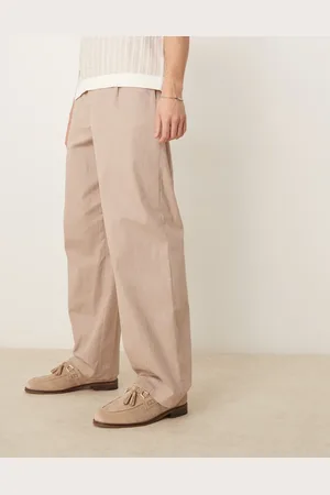 ASOS – Weite Hose aus Leinen mit Abnähern