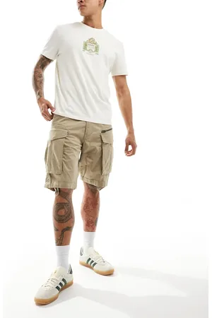 G-Star – Rovic – Locker geschnittene Cargo-Shorts in Beige