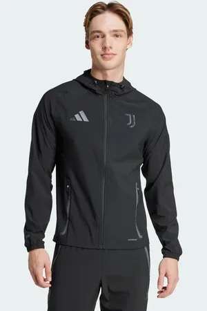adidas – Juventus Tiro 25 Competition Vis – Funktionale Auswärtsspiel-Trainingsjacke in