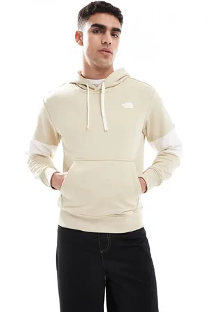 The North Face – Kapuzenpullover aus Terry-Stoff in Kiesgrau mit lockerem Schnitt