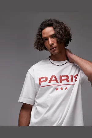 Topman – Oversize-T-Shirt in mit „Paris“-Print