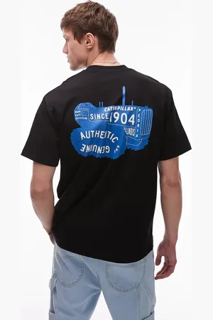 Caterpillar – WWR – T-Shirt in mit Rückenprint