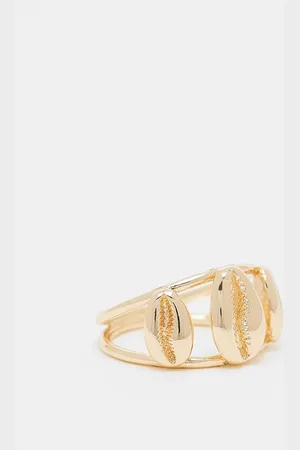 ASOS – Dainty – Muschelring in Goldoptik