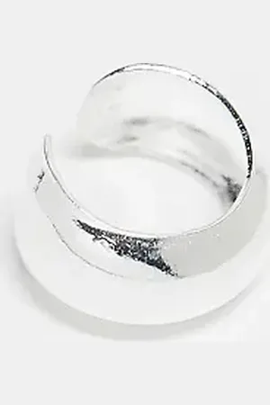 Kingsley Ryan – Breite, abgerundete Ohrklemme aus Sterlingsilber