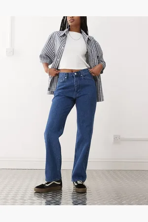 Obey – Everyday – Jeans mit schmalem Schnitt in dunkelblauer Waschung