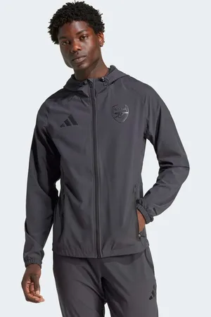 adidas – Arsenal Tiro 25 Competition Vis – Funktionale Auswärtsspiel-Trainingsjacke in