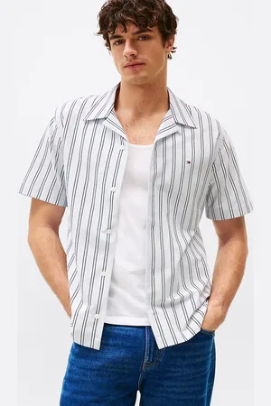 Tommy Hilfiger – Kurzärmliges mehrfrbiges Hemd mit Streifen, in regulärer Passform