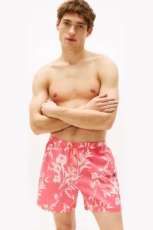 Tommy Hilfiger – Original – Badeshorts mit mehrfarbigem Farbverlauf und mittlerer Länge