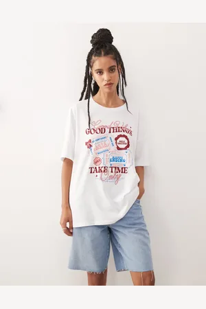 Noisy May – Oversize-T-Shirt in mit „Good Things“-Print