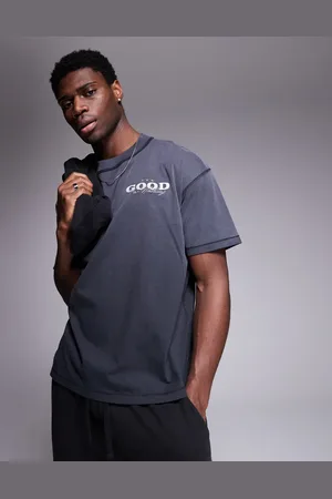 Good For Nothing – T-Shirt in überfärbtem mit Rückenprint