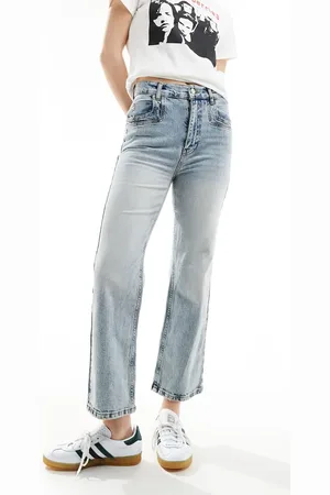 SCALPERS – Denim-Jeans in hellem Indigoblau mit Ziernaht auf der Rückseite
