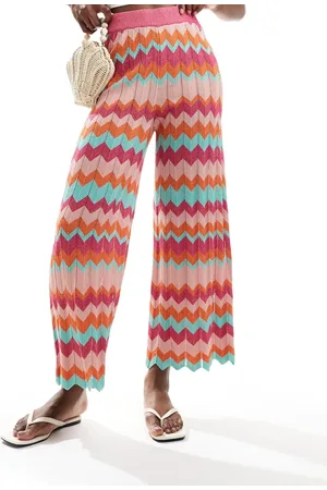 SCALPERS – Mehrfarbige Strickhose