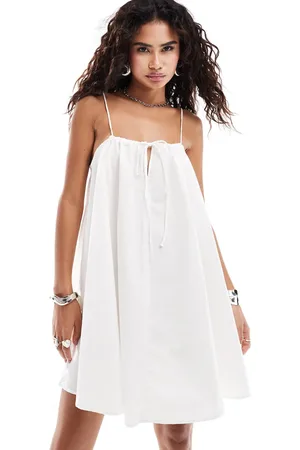 Weekday – Mika – Luftiges Mini-Sommerkleid in mit Camisole-Trägern