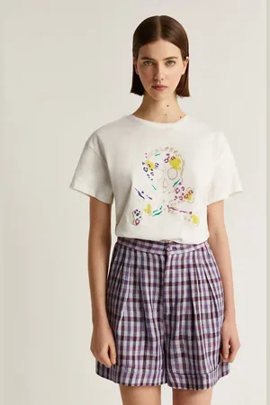 SCALPERS – Süßes T-Shirt in mit Animalprint-Details