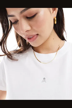 SCALPERS – Basic – T-Shirt in mit Totenkopf-Motiv
