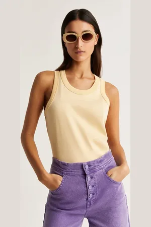 SCALPERS – Hochwertiges Tanktop in Hellgelb