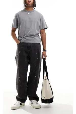 Hollister – Skater-Jeans in verwaschenem mit lässigem Schnitt