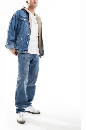 SCALPERS – Jeans mit normalem Schnitt in Mittelblau
