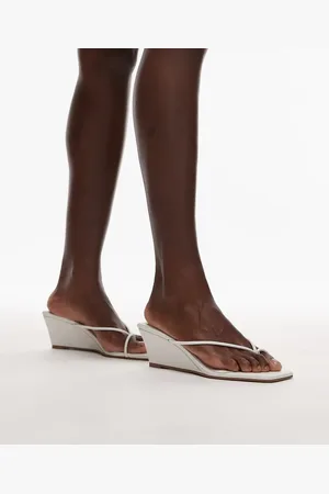 Topshop – Indiana – Sandaletten in mit Keilabsatz