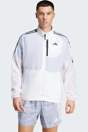 adidas – Own The Run – Verstaubare Jacke in mit den 3 Streifen