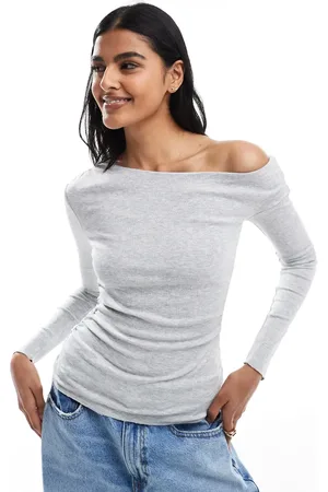 Cotton On Cotton On – Marlow – Langärmliges, asymmetrisches Oberteil in