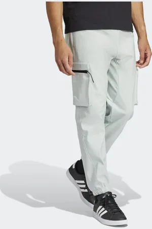adidas – City Escape – Hochwertige Cargo-Hose in Wonder Silver