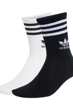 adidas – 10 Paar Crew-Socken in /Schwarz mit den 3 Streifen