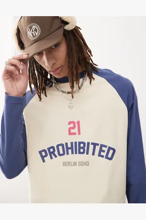 Prohibited – Langärmliges T-Shirt in mit 21-Logo
