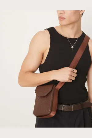 ASOS – Umhängetasche in mit gewebtem Strukturmuster
