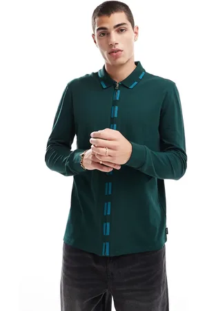 Paul Smith – Polohemd in mit Knopfleiste und Zierstreifen