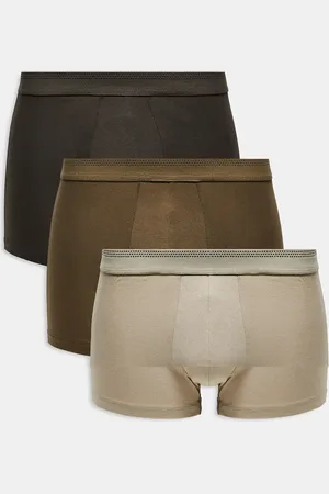 MANGO – 3er-Pack Boxershorts in , Beige und Hellbraun